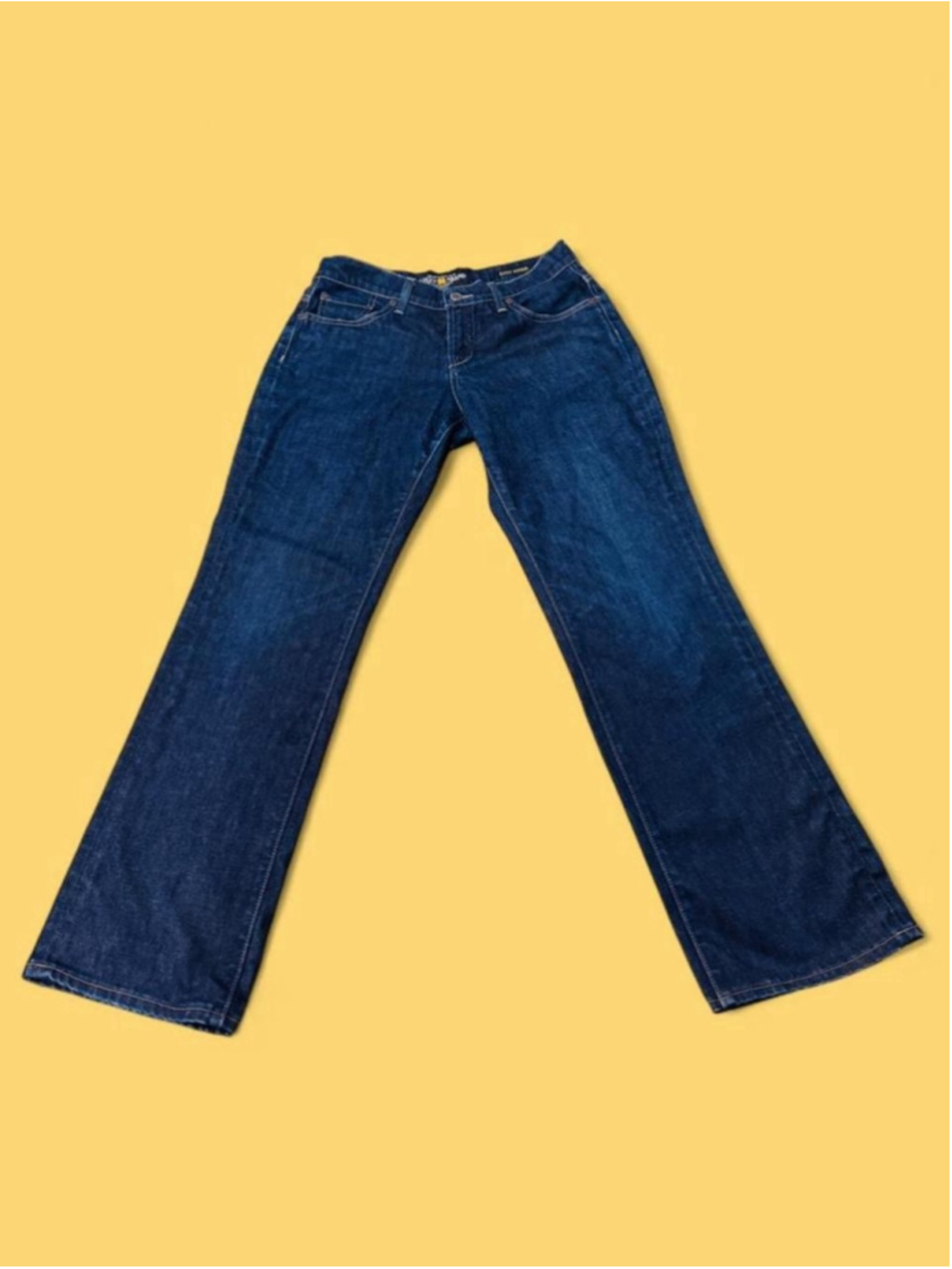 Lucky Brand Easy Rider Dark Wash Bootcut Jeans Women 6/28 Classic Hipster